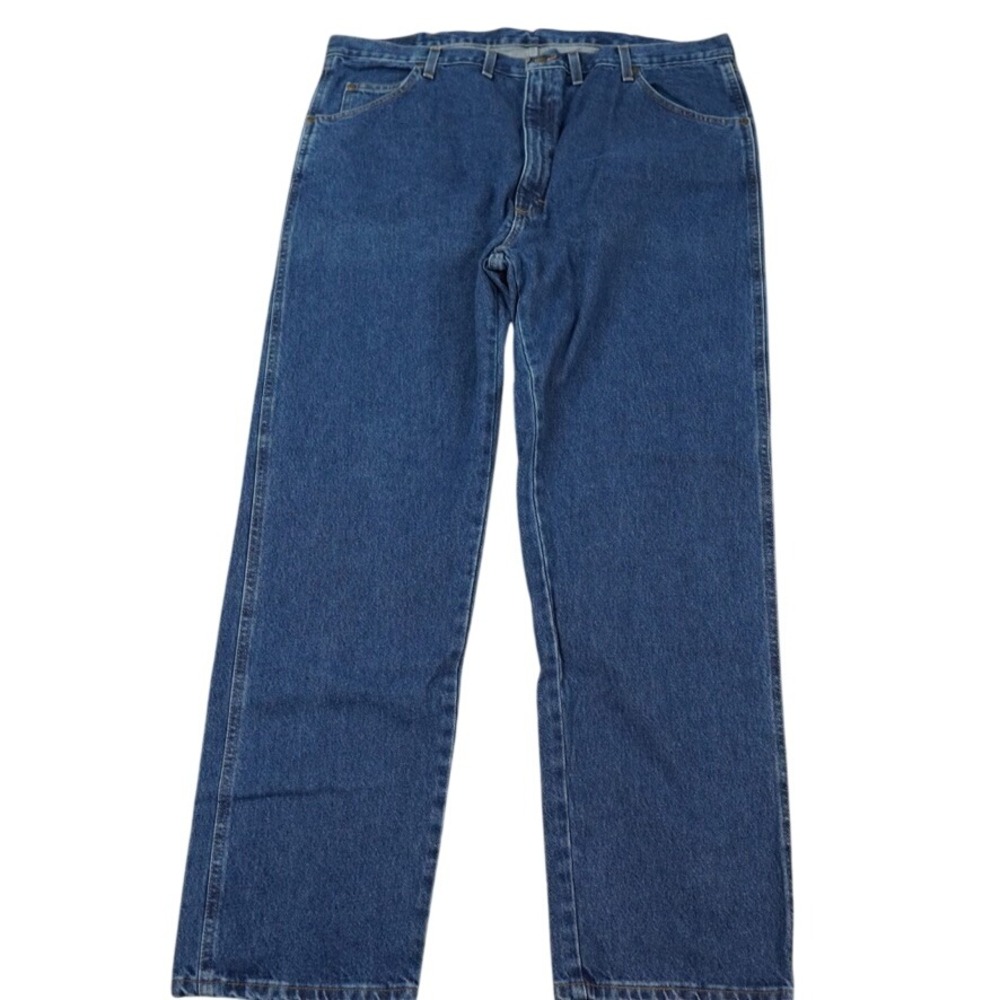 Wrangler Hero Five Star Jeans Mens 44x32‎ Blue Regular Fit Straight Leg Denim